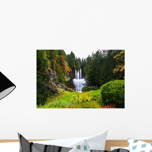 Fountain Quiet Pond Wall Decal