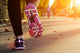 Fitness Girl Running Sunset Wall Decal