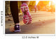 Fitness Girl Running Sunset Wall Decal