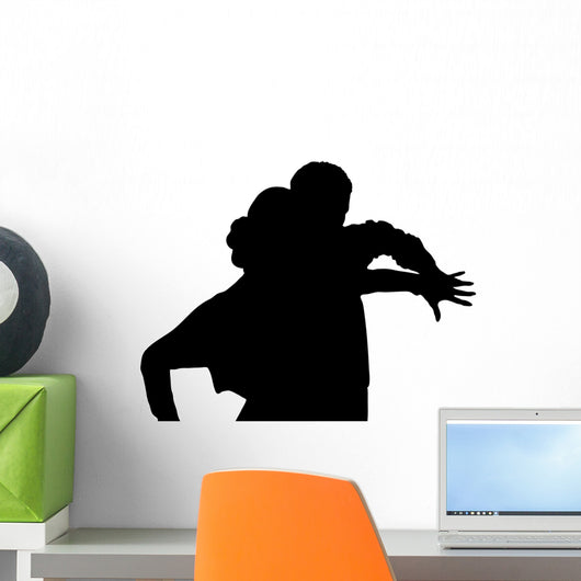Silhouette Ballroom Dancing Wall Decal