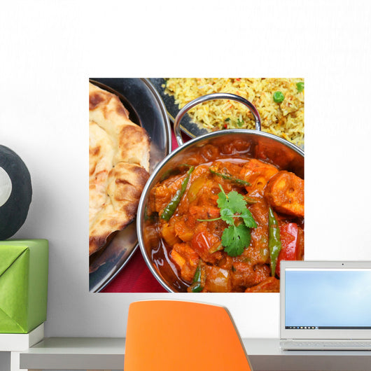 Indian Curry Meal Wall Decal