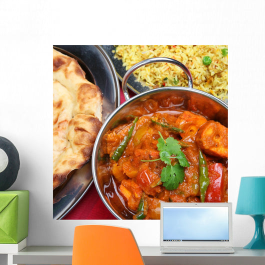 Indian Curry Meal Wall Decal