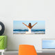 Woman Meditating Wall Decal