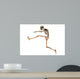 Skeleton Jumping Wall Decal