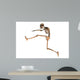 Skeleton Jumping Wall Decal