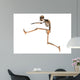 Skeleton Jumping Wall Decal