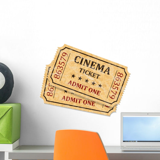 Cinema Movie Theatre Tickets Wall Decal
