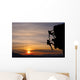 Teamwork Two People Man Wall Decal Design 2