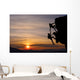Teamwork Two People Man Wall Decal Design 2