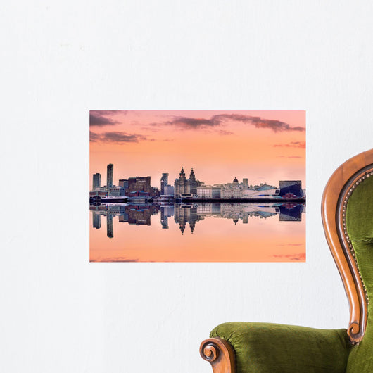 Liverpool Uk Skyline Wall Decal