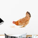 Hen and Grain Wall Decal
