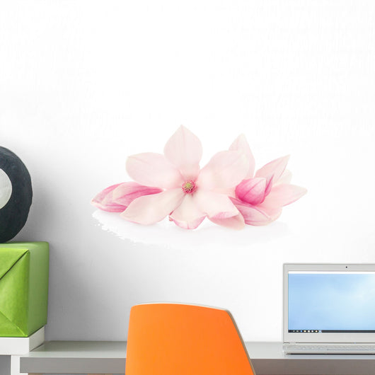 Pink Spring Magnolias Wall Decal