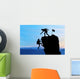 Teamwork Two People Man Wall Decal Design 1