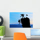 Teamwork Two People Man Wall Decal Design 1