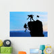 Teamwork Two People Man Wall Decal Design 1