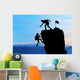 Teamwork Two People Man Wall Decal Design 1