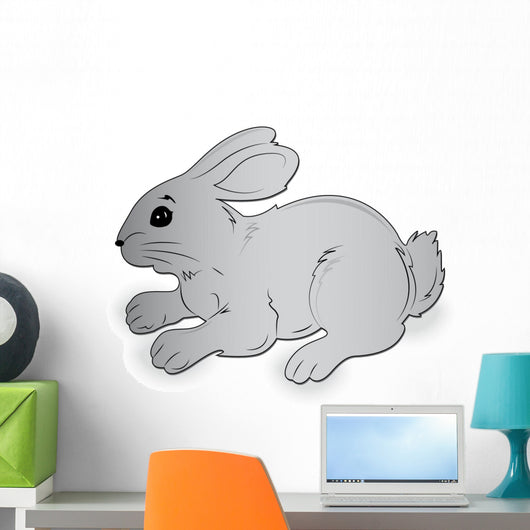 Rabbit Vector Illustration Wall Decal