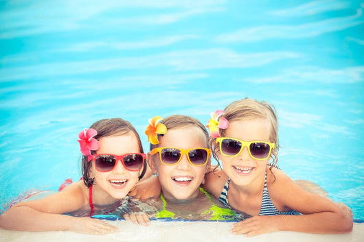 Happy Children Swimming Pool Wall Decal
