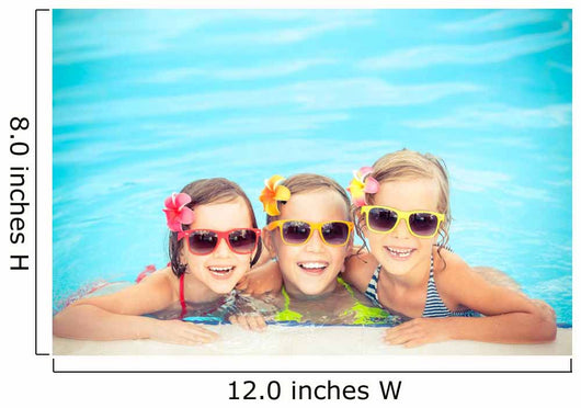 Happy Children Swimming Pool Wall Decal