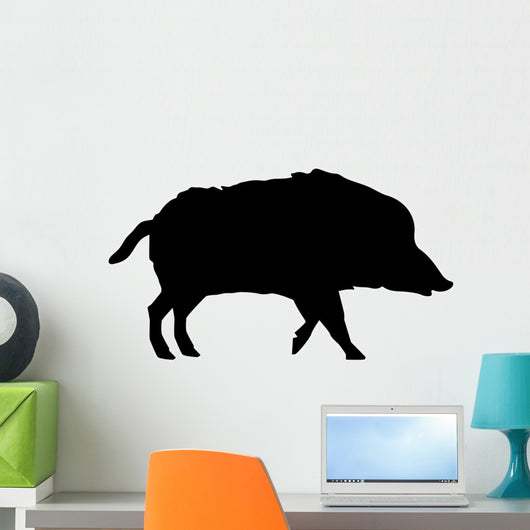 Wildschwein Silhouette Wall Decal