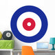 Curling House Wall Decal