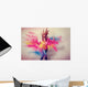 Dancing Girl Powder Explosion Wall Decal