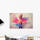 Dancing Girl Powder Explosion Wall Decal