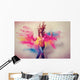 Dancing Girl Powder Explosion Wall Decal