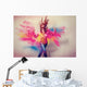 Dancing Girl Powder Explosion Wall Decal