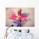 Dancing Girl Powder Explosion Wall Decal