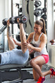 Fitness Instructor Exercising with Wall Decal