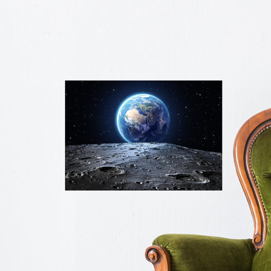 Blue Earth Seen from Wall Decal