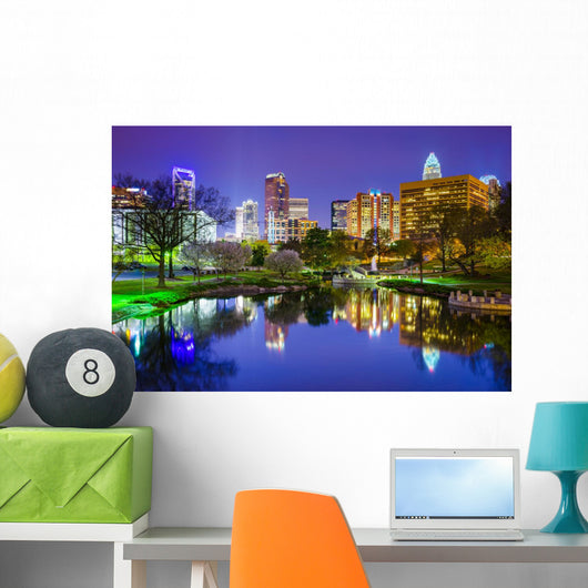 Charlotte North Carolina Park Wall Decal