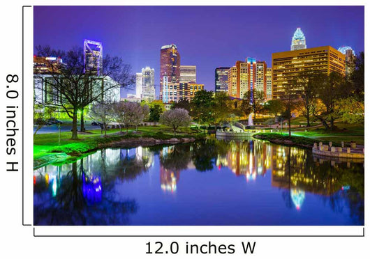 Charlotte North Carolina Park Wall Decal