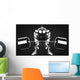 Bodybuilder with Barbell Wall Decal