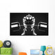 Bodybuilder with Barbell Wall Decal