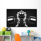 Bodybuilder with Barbell Wall Decal