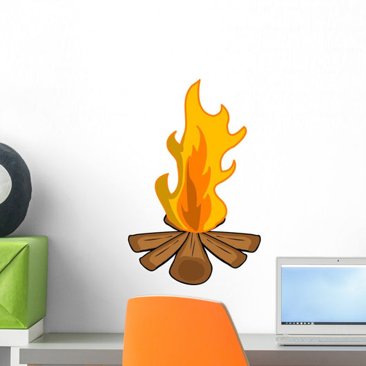 Camp Fire Wall Decal