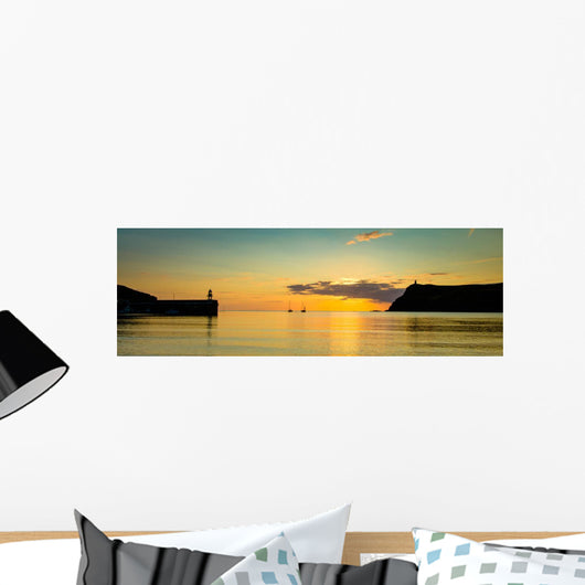 Panorama Port Erin Bay Wall Decal Panoramic Wall Decal