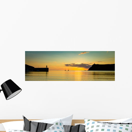Panorama Port Erin Bay Wall Decal Panoramic Wall Decal