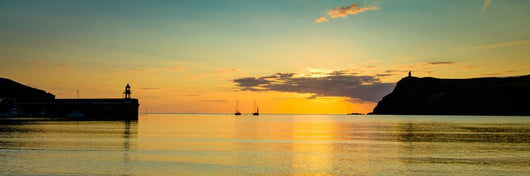 Panorama Port Erin Bay Wall Decal Panoramic Wall Decal