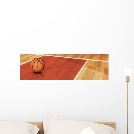 Basketball Wall Decal Panoramic Wall Decal