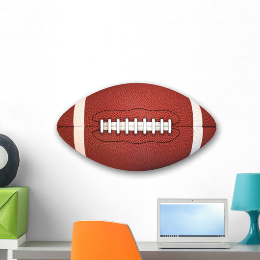 American Football White Top Wall Decal