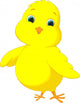 Cute Chicken Cartoon Wall Decal