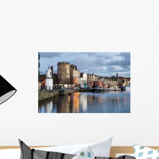 Old Buildings Quay Leith Wall Decal