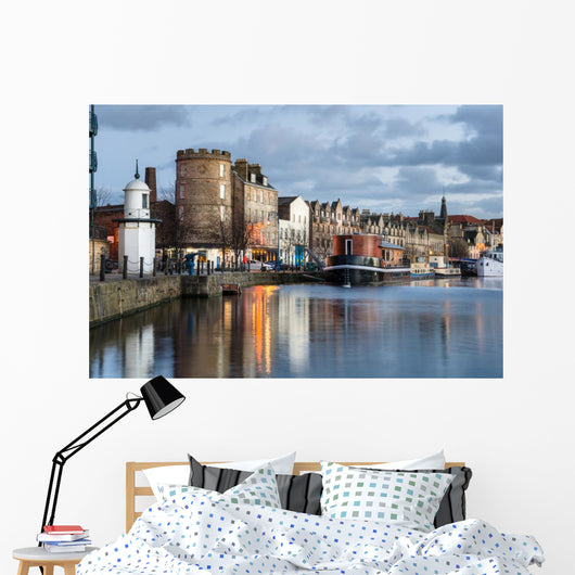 Old Buildings Quay Leith Wall Decal