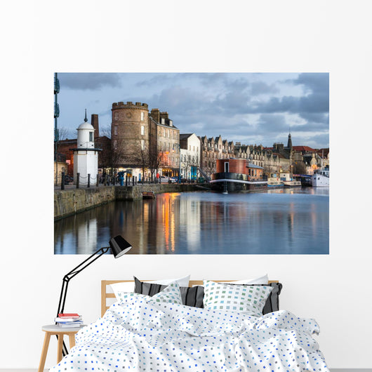 Old Buildings Quay Leith Wall Decal