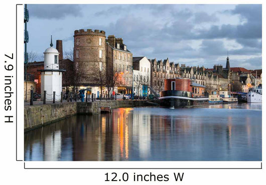 Old Buildings Quay Leith Wall Decal