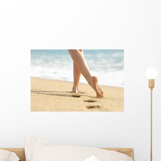 Woman Legs and Feet Wall Decal