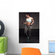Fitness Female Woman with Wall Decal